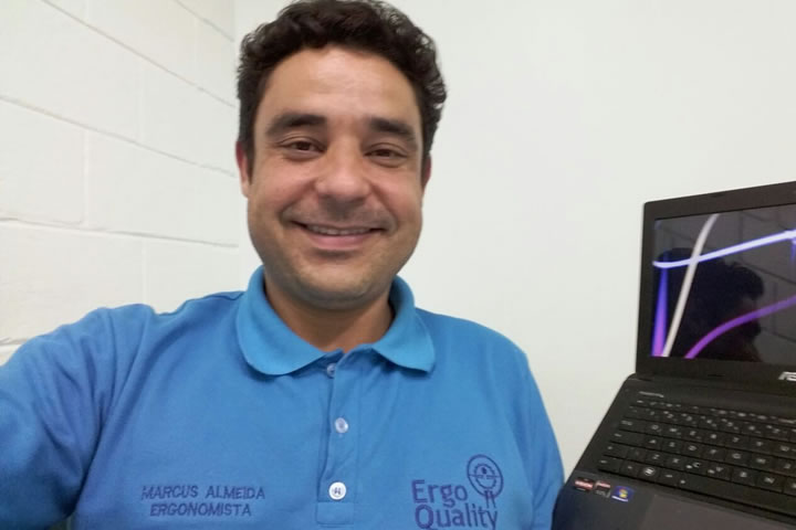 Dr. Marcus Almeida Ergonomista e Coordenador Fisioterapêutico  da  ArcelorMittal Tubarão ES